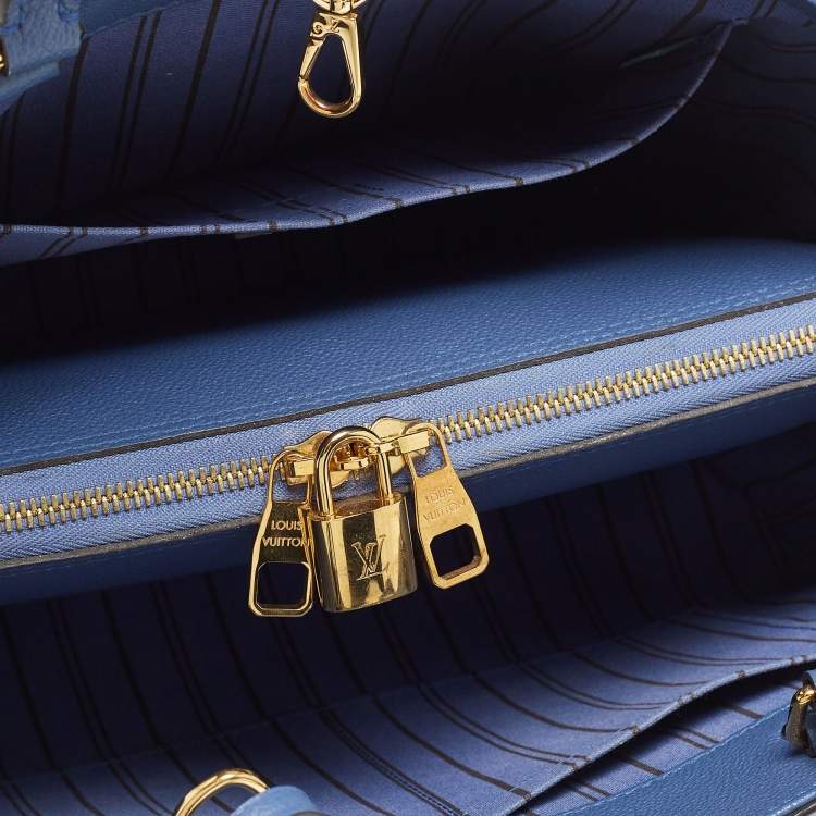 Pre Owned Louis Vuitton Iris Monogram Empreinte Leather Montaigne MM Bag
