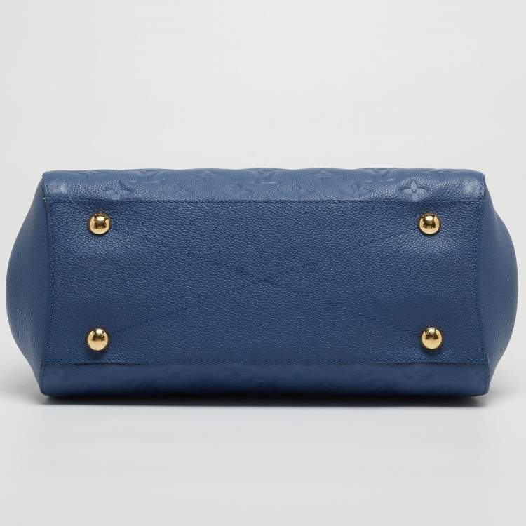 Pre Owned Louis Vuitton Iris Monogram Empreinte Leather Montaigne MM Bag