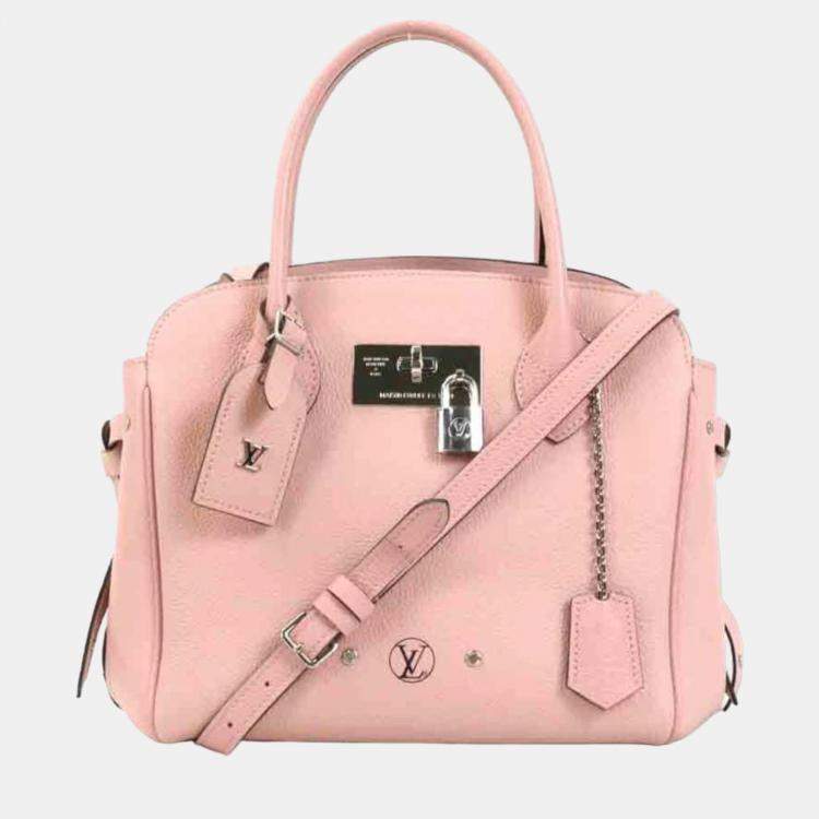 Louis Vuitton Pink Leather Small Milla Satchel Bag Louis Vuitton
