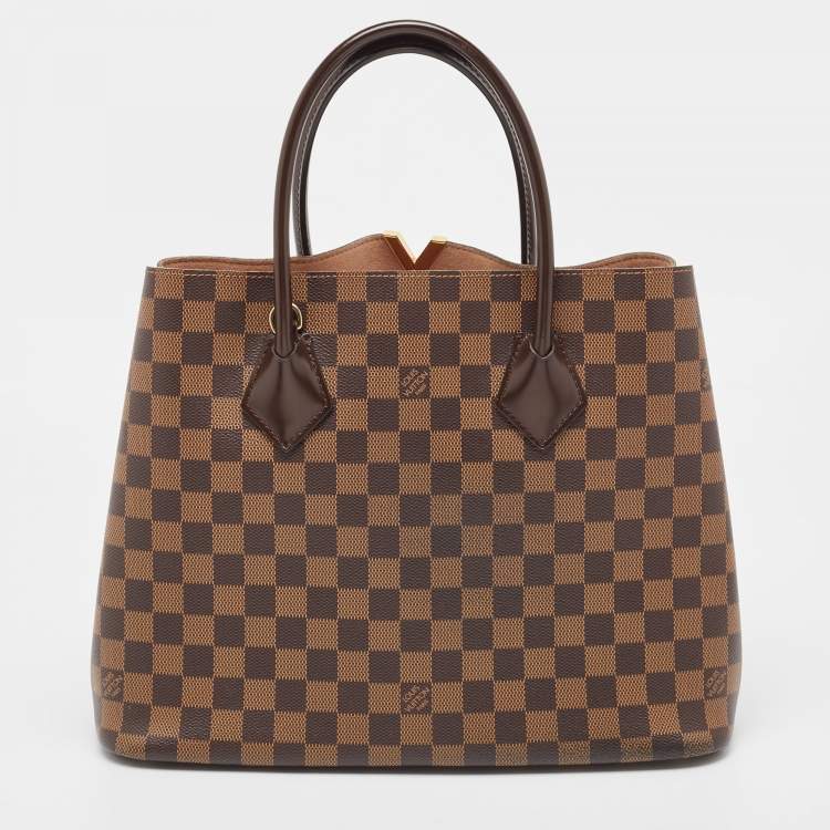Pre Owned Louis Vuitton Damier Ebene Canvas Kensington V Bag