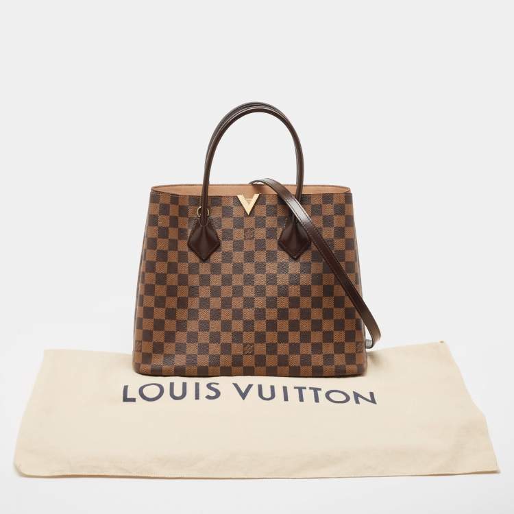 Pre Owned Louis Vuitton Damier Ebene Canvas Kensington V Bag