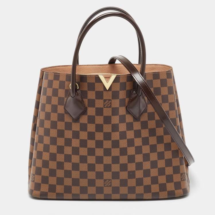 Pre Owned Louis Vuitton Damier Ebene Canvas Kensington V Bag