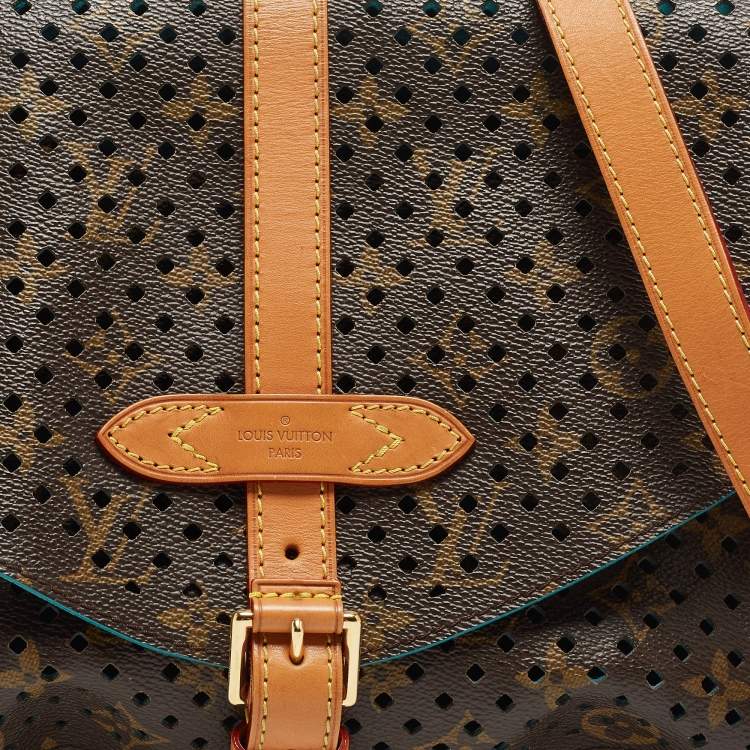 Pre Owned Louis Vuitton Monogram Canvas Sofia Coppola Flore Saumur 30 Bag