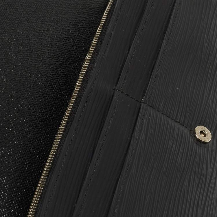 Pre Owned Louis Vuitton Black Epi Leather Sarah Wallet