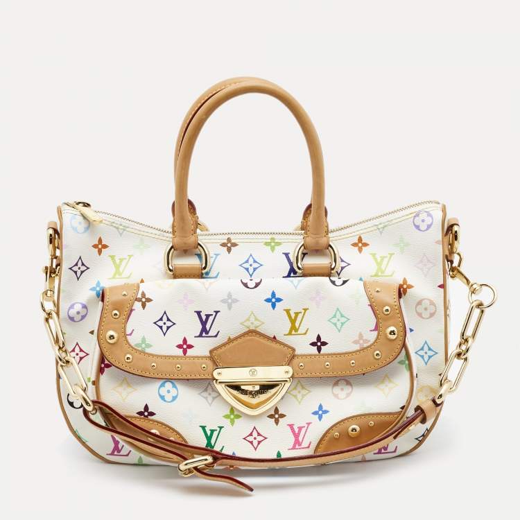 Louis Vuitton White Multicolor In Women's Bags & Handbags for sale