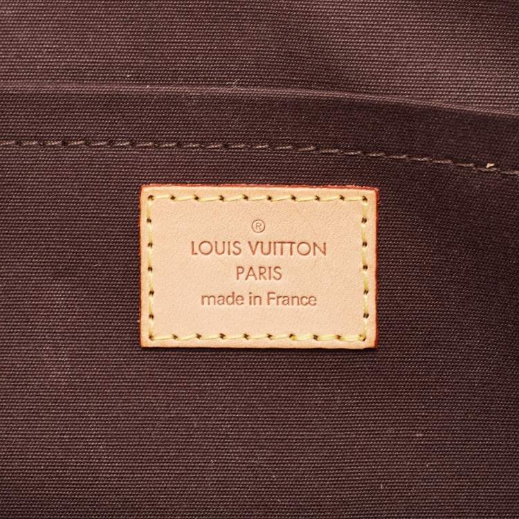 Pre Owned Louis Vuitton Amarante Monogram Vernis Rosewood Avenue Bag