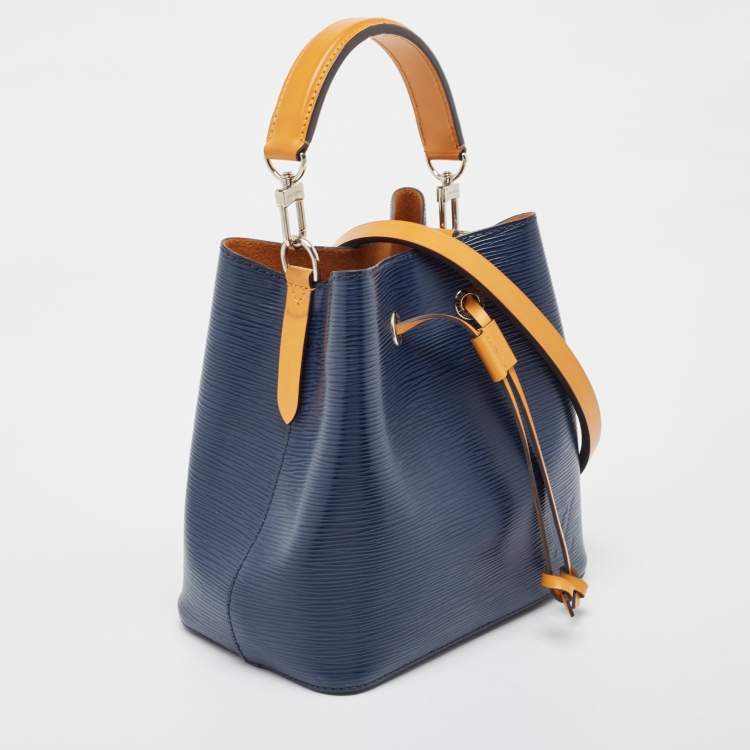 Pre Owned Louis Vuitton Indigo/Safran Epi Leather NeoNoe BB Bag