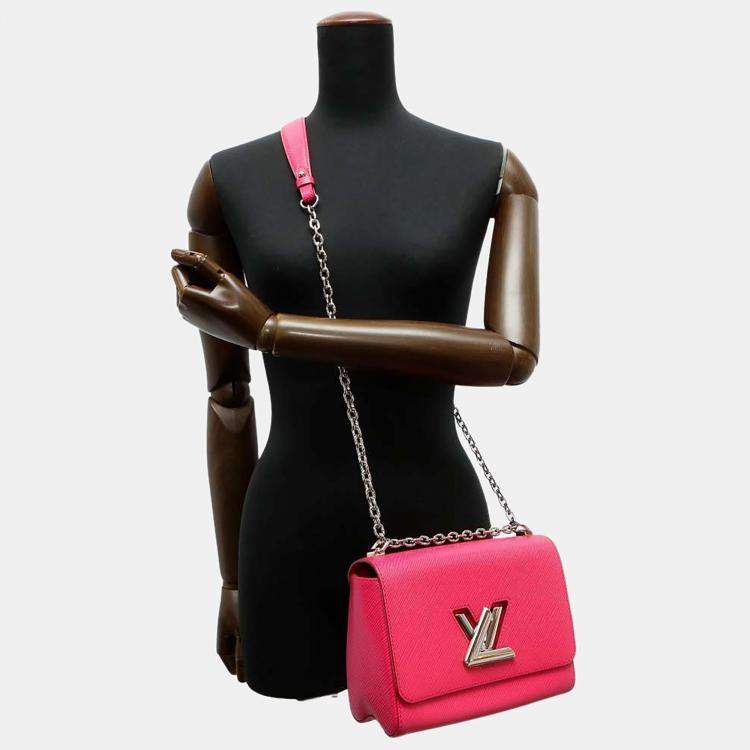 Louis Vuitton Pink EPI Leather Twist mm Shoulder Bag