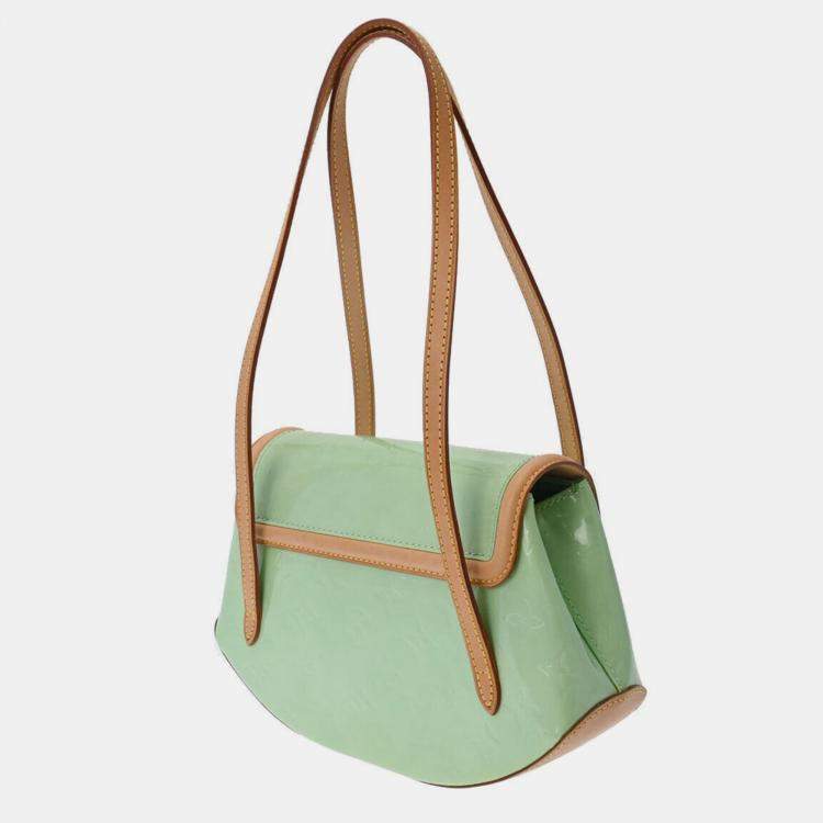 Louis Vuitton Green Vernis Small Biscayne Bay Shoulder Bag Louis