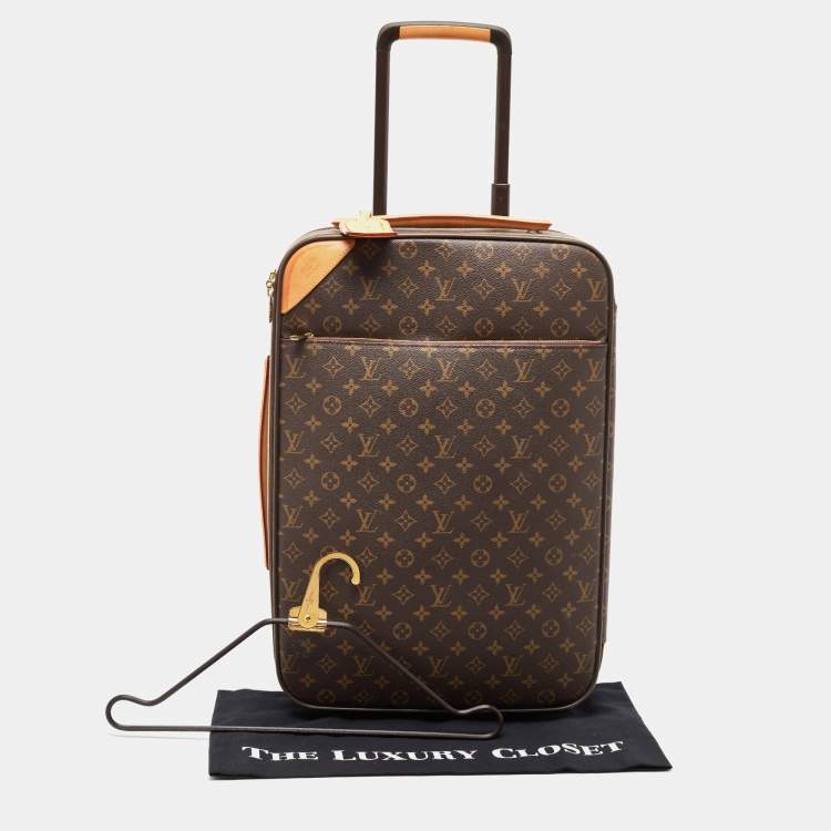 Pre Owned Louis Vuitton Monogram Canvas Pegase Legere 50 Luggage
