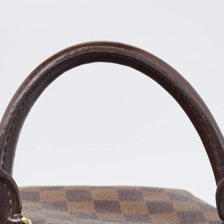 Pre Owned Louis Vuitton Damier Ebene Canvas Speedy 35 Bag