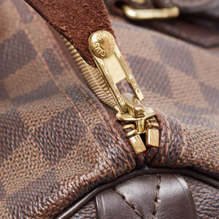 Pre Owned Louis Vuitton Damier Ebene Canvas Speedy 35 Bag