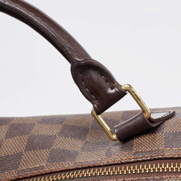Pre Owned Louis Vuitton Damier Ebene Canvas Speedy 35 Bag