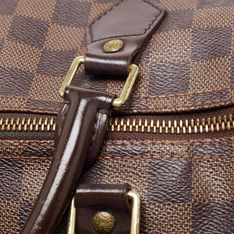 Pre Owned Louis Vuitton Damier Ebene Canvas Speedy 35 Bag