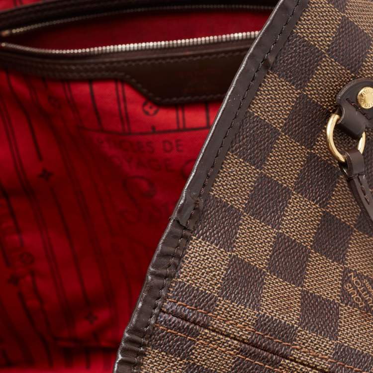 Pre Owned Louis Vuitton Damier Ebene Canvas Neverfull GM Bag
