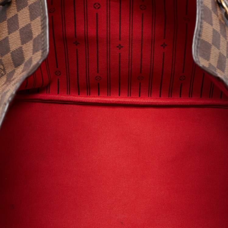 Pre Owned Louis Vuitton Damier Ebene Canvas Neverfull GM Bag