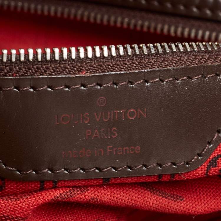 Pre Owned Louis Vuitton Damier Ebene Canvas Neverfull GM Bag