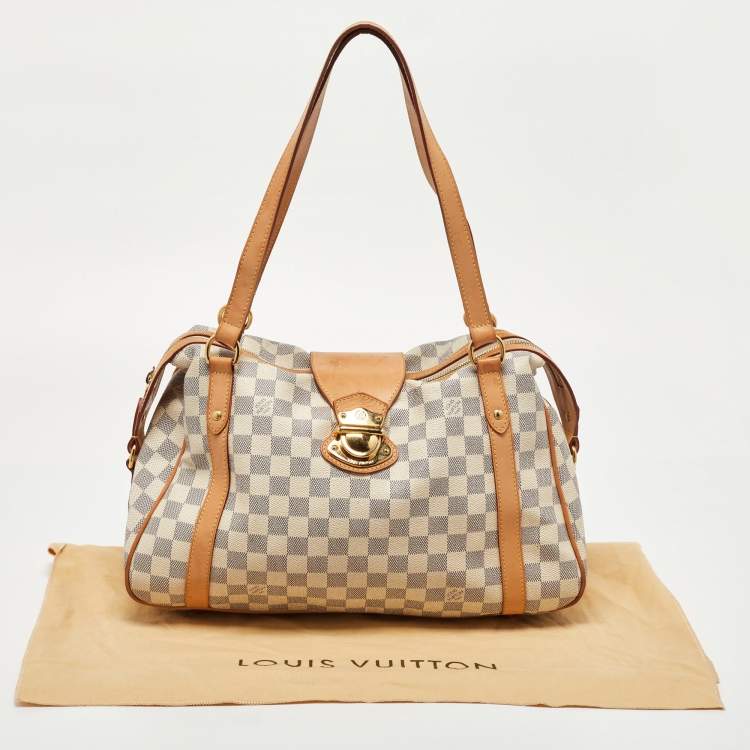 Pre Owned Louis Vuitton Damier Azur Canvas Stresa GM Bag