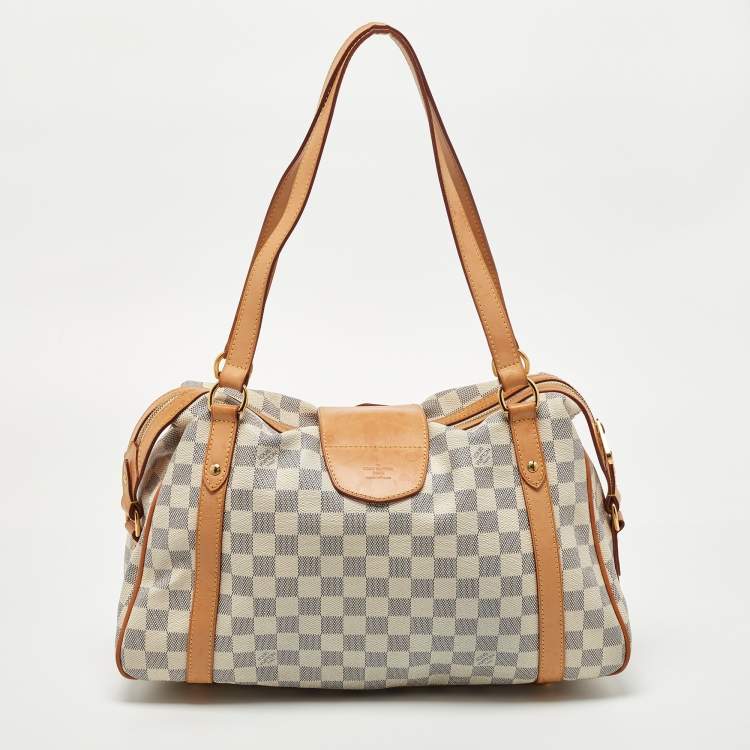 Pre Owned Louis Vuitton Damier Azur Canvas Stresa GM Bag