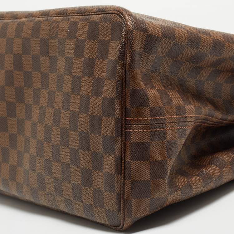 Pre Owned Louis Vuitton Damier Ebene Canvas Neverfull GM Bag