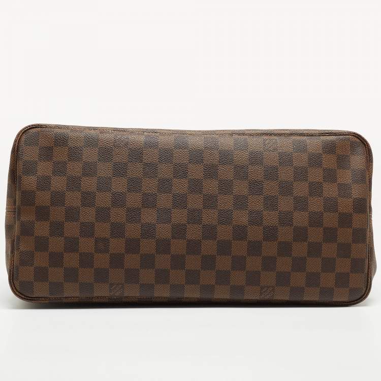 Pre Owned Louis Vuitton Damier Ebene Canvas Neverfull GM Bag