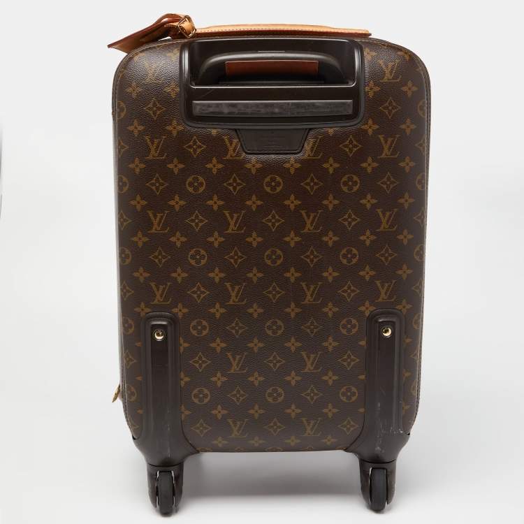 Pre Owned Louis Vuitton Monogram Canvas Zephyr 55 Rolling Suitcase