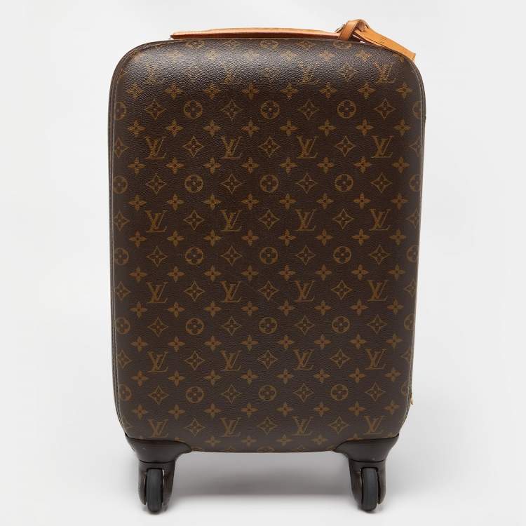 Pre Owned Louis Vuitton Monogram Canvas Zephyr 55 Rolling Suitcase