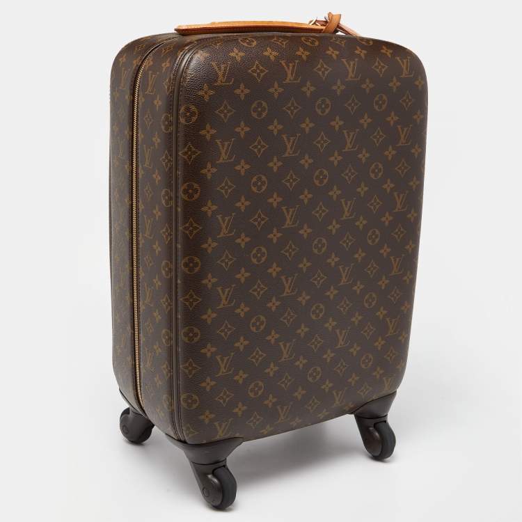Pre Owned Louis Vuitton Monogram Canvas Zephyr 55 Rolling Suitcase