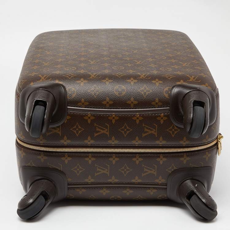 Pre Owned Louis Vuitton Monogram Canvas Zephyr 55 Rolling Suitcase