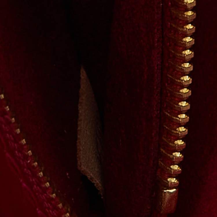 Pre Owned Louis Vuitton Fuchsia Vernis Monceau BB Bag
