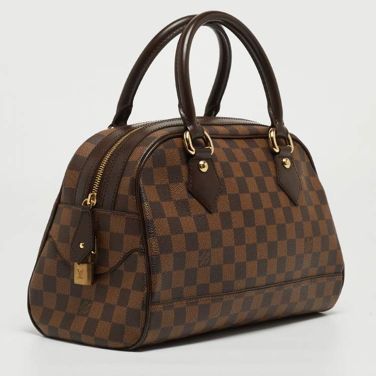 Pre Owned Louis Vuitton Damier Ebene Canvas Duomo Bag