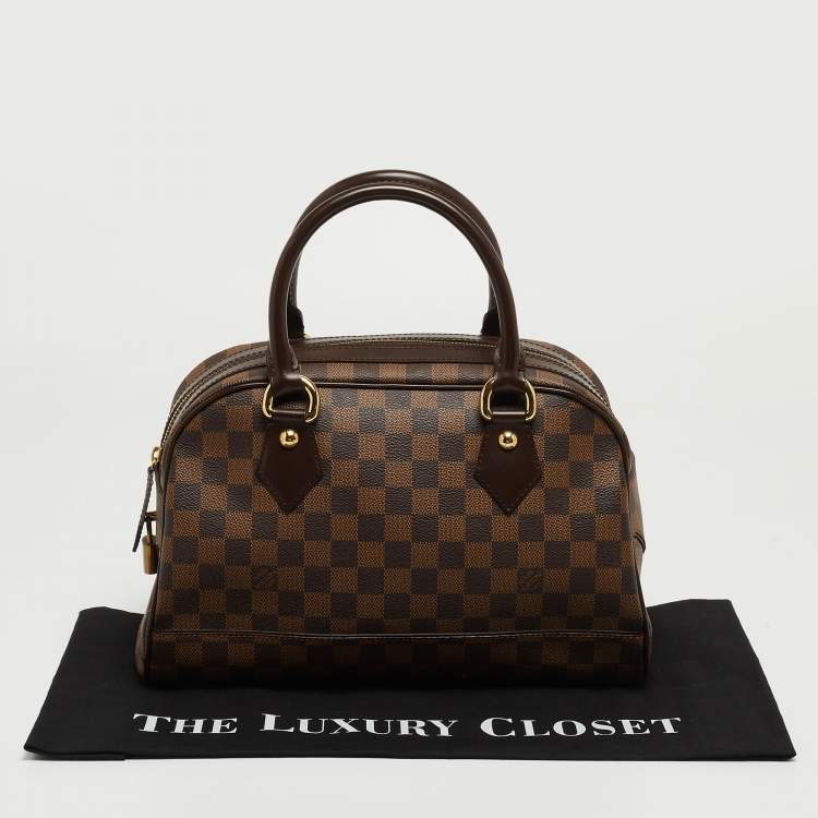Pre Owned Louis Vuitton Damier Ebene Canvas Duomo Bag