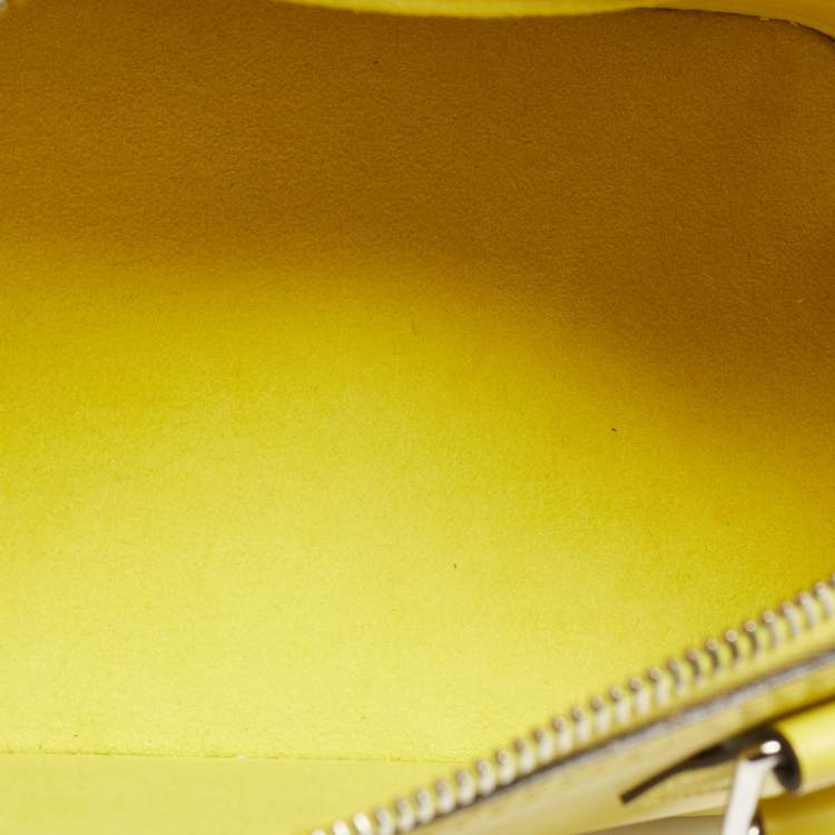 Pre Owned Louis Vuitton Pistache Epi Leather Alma BB Bag