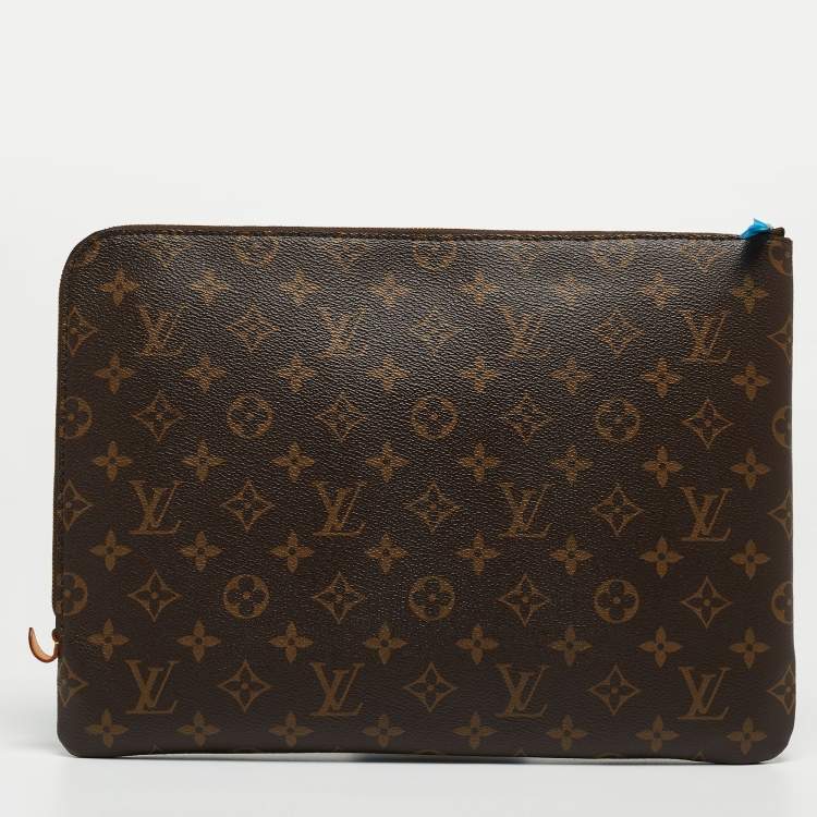Pre Owned Louis Vuitton Monogram Canvas Poche Documents Portfolio Case