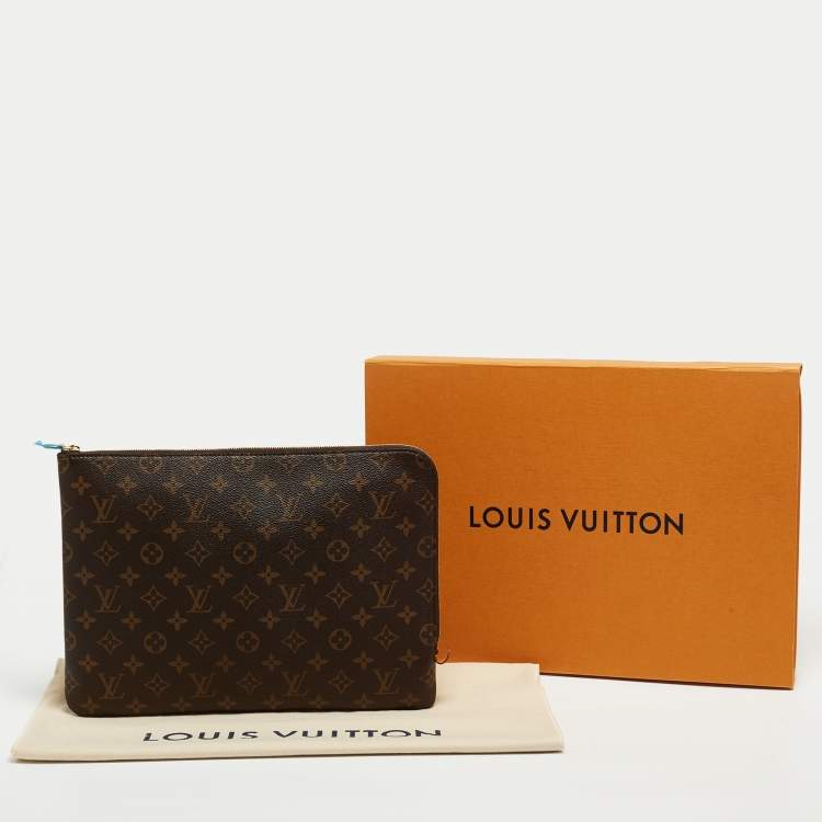 Pre Owned Louis Vuitton Monogram Canvas Poche Documents Portfolio Case