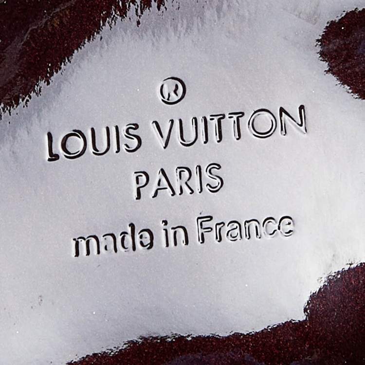 Pre Owned Louis Vuitton Amarante Monogram Vernis Melrose Avenue Bag