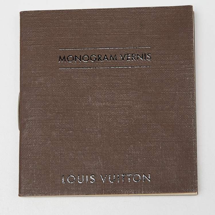 Pre Owned Louis Vuitton Amarante Monogram Vernis Sherwood GM Bag