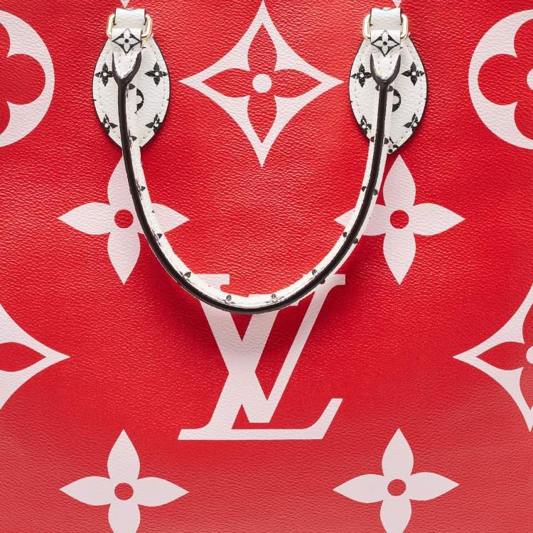 Pre Owned Louis Vuitton Multicolor Monogram Giant Canvas Onthego GM Bag