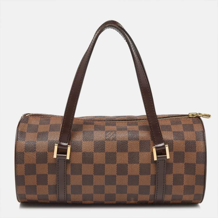 Pre Owned Louis Vuitton Damier Ebene Canvas Papillon 26 Bag