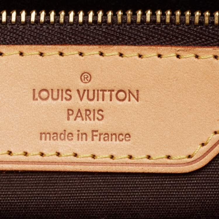 Pre Owned Louis Vuitton Amarante Monogram Vernis Brea GM Bag