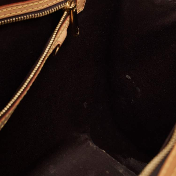 Pre Owned Louis Vuitton Amarante Monogram Vernis Brea GM Bag