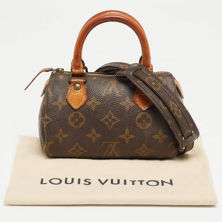 Pre Owned Louis Vuitton Monogram Canvas Nano Speedy Bag
