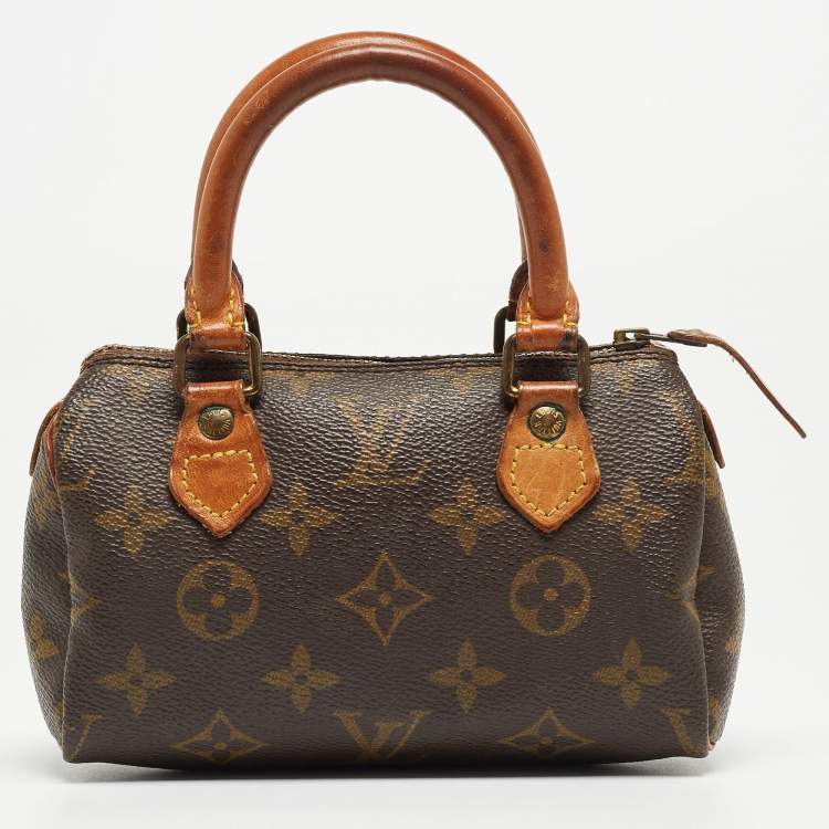 Pre Owned Louis Vuitton Monogram Canvas Nano Speedy Bag