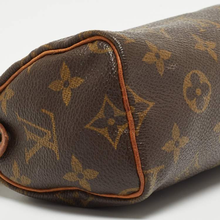 Pre Owned Louis Vuitton Monogram Canvas Nano Speedy Bag