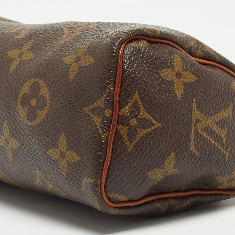 Pre Owned Louis Vuitton Monogram Canvas Nano Speedy Bag