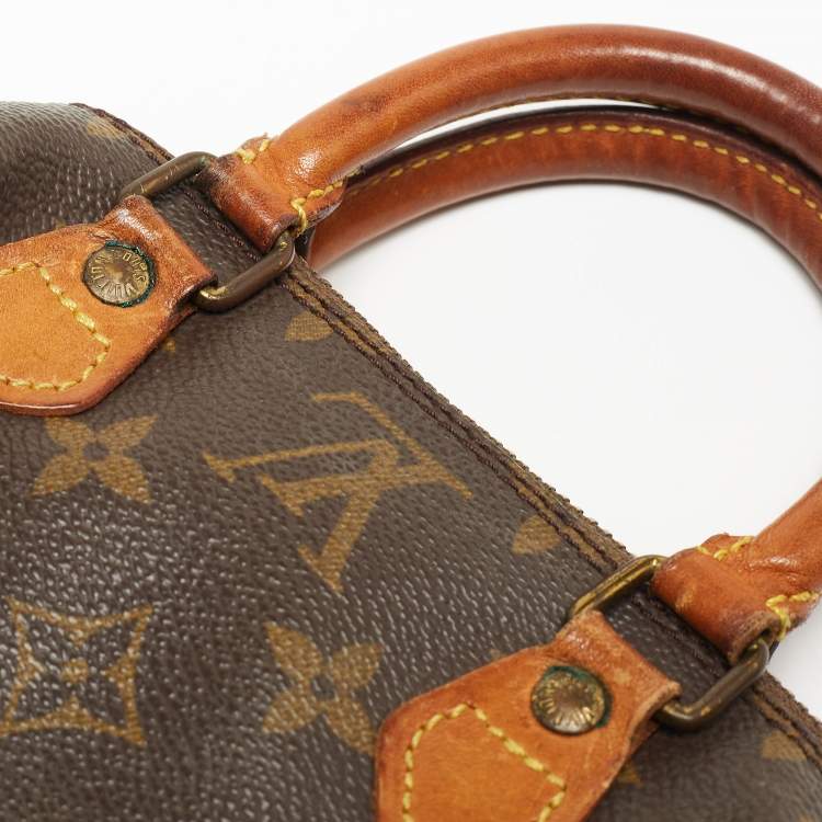 Pre Owned Louis Vuitton Monogram Canvas Nano Speedy Bag