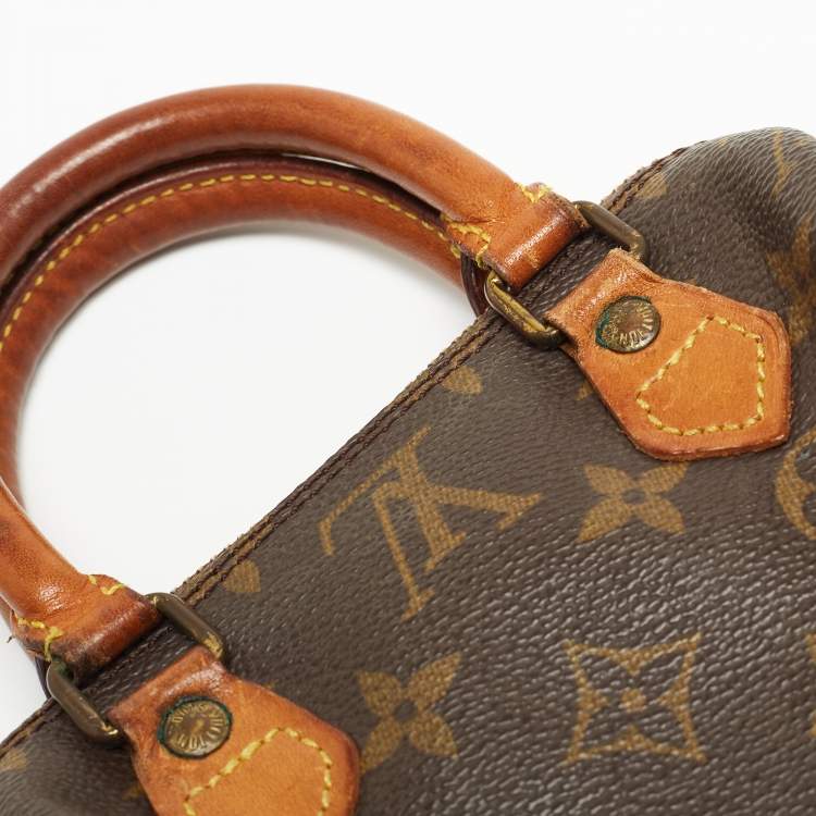 Pre Owned Louis Vuitton Monogram Canvas Nano Speedy Bag