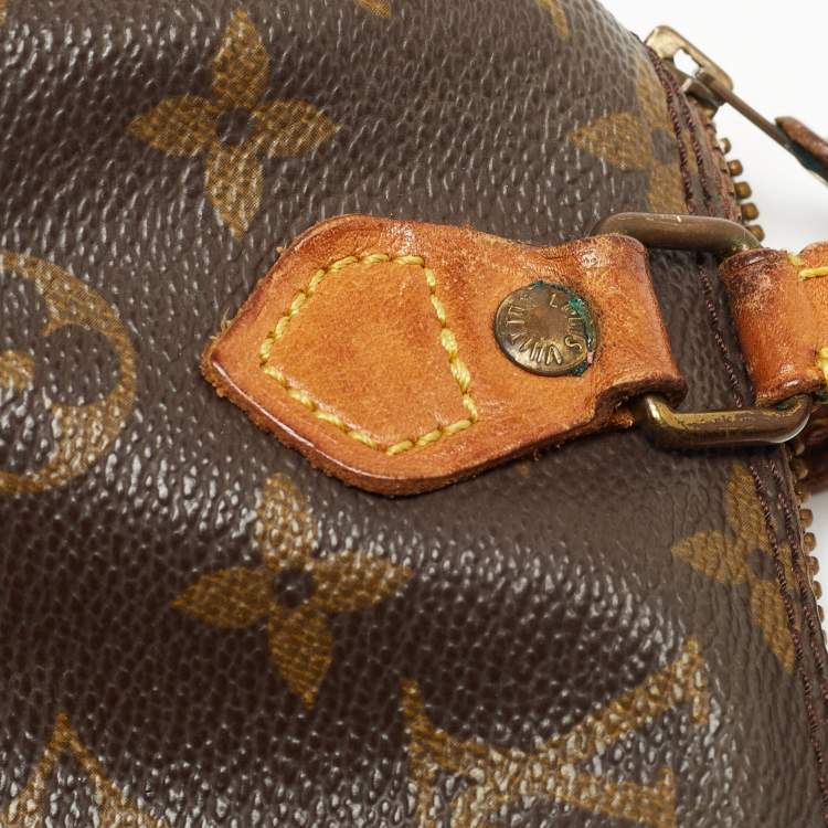 Pre Owned Louis Vuitton Monogram Canvas Nano Speedy Bag