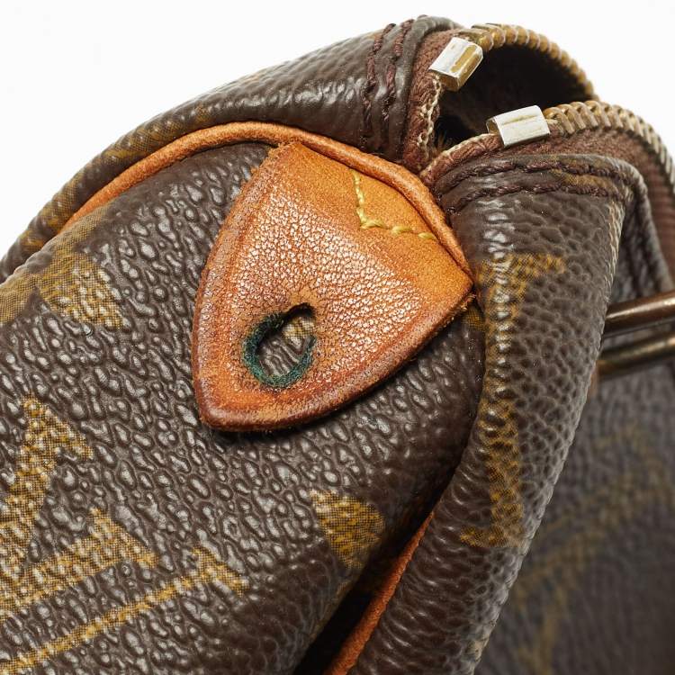 Pre Owned Louis Vuitton Monogram Canvas Nano Speedy Bag
