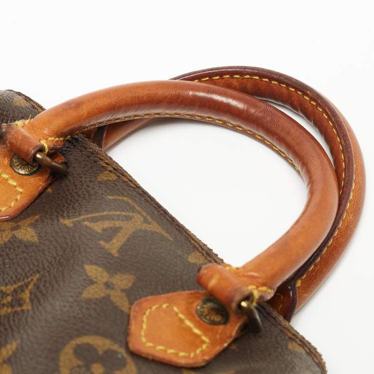 Pre Owned Louis Vuitton Monogram Canvas Nano Speedy Bag